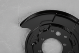 Passenger Side Brake Splash Shield - Top Section Detail