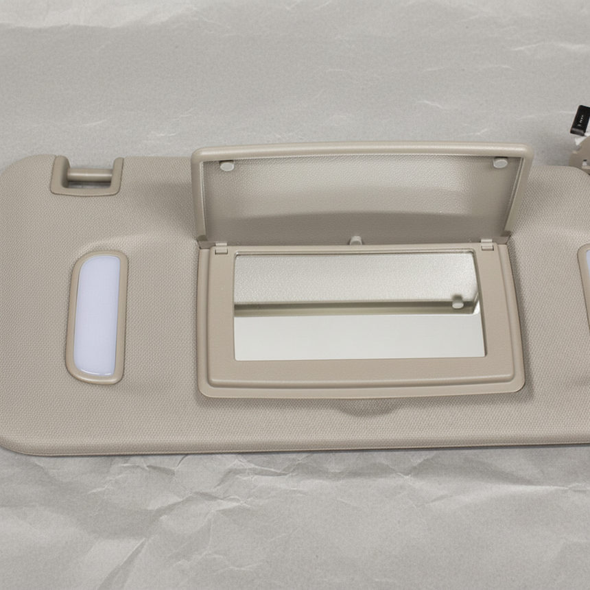 2017-2019 GMC Acadia OEM Passenger Side Sun Visor Beige Cloth