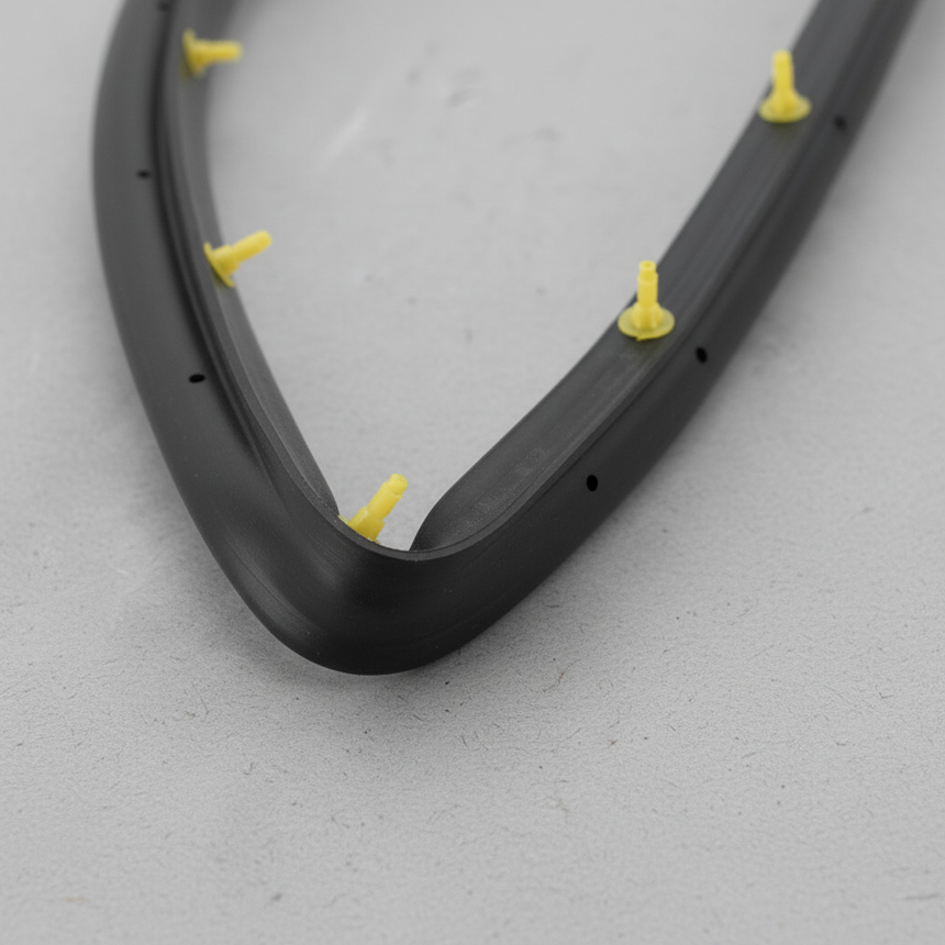 2017-2022 Kia Sportage Rear Passenger Side Door Weatherstrip OEM - Bottom Detail