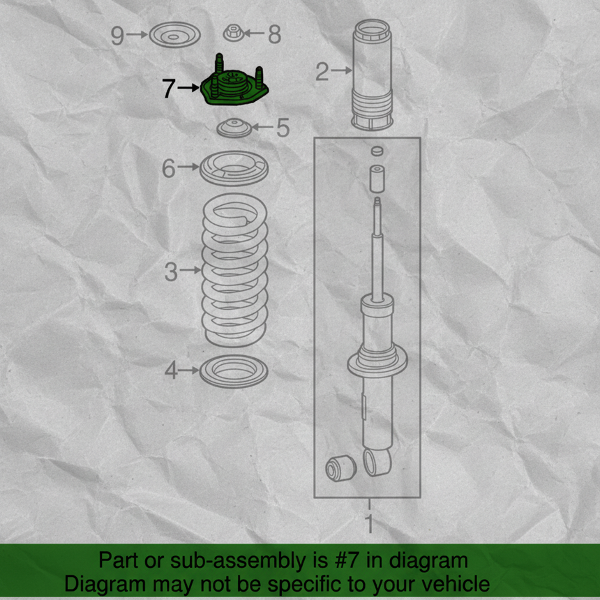 2015-2022 Colorado Canyon OEM Front Shock Absorber Mount Left or Right