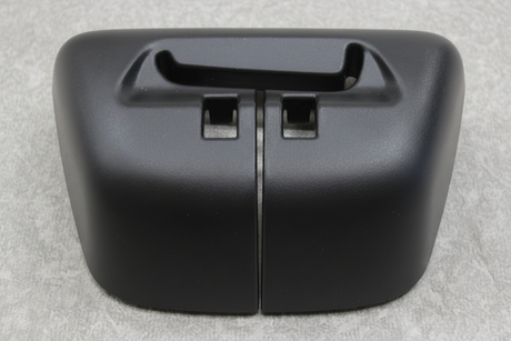 Driver Side Rear Seat Back Panel Cap 60% Ebony - Middle Section Detail