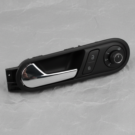 2016-2019 VW Beetle Convertible OEM Interior Door Handle Chrome - Full View Angle 2