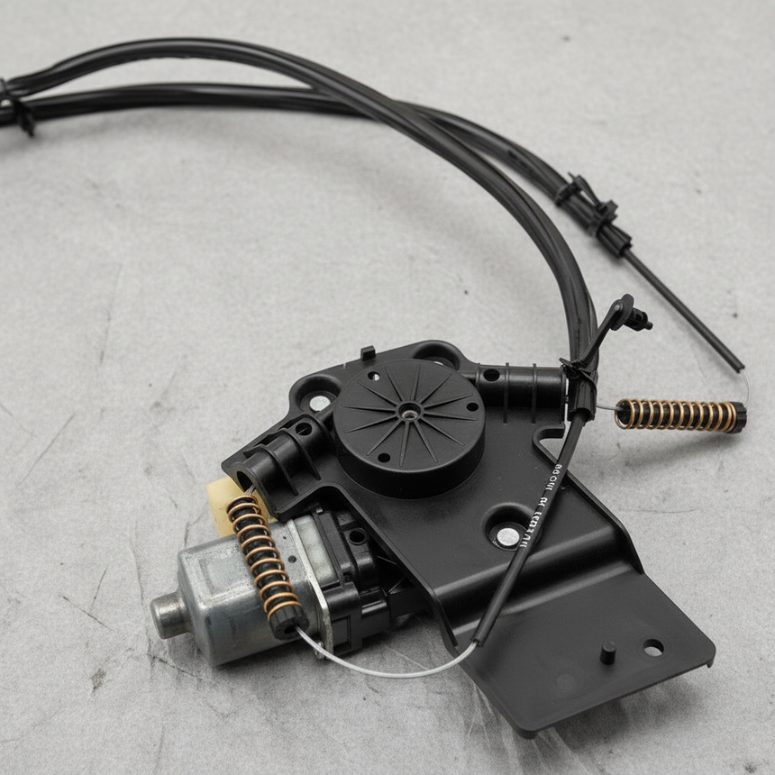 2015-2025 Ford F-150 F-250 F-350 OEM Rear Power Sliding Glass Motor - Top Detail