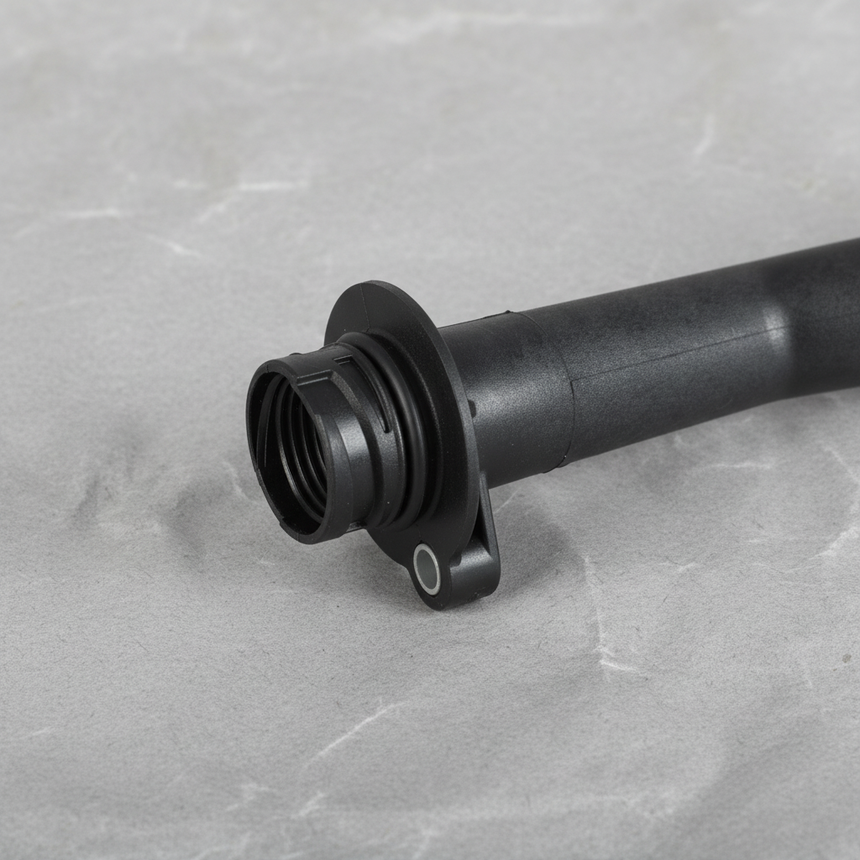 2011-2025 Ford F-250 F-350 F-450 Super Duty Engine Oil Filter Tube Feed Pipe OEM - Bottom Detail Angle 2