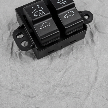 2014-2020 GM Sunroof Switch Black Carbon Metallic OEM - Bottom Detail