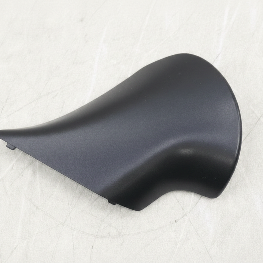 2018-2025 Honda Accord Driver Door Mirror Lower Cover – Top detail macro crop on light grey kraft paper background
