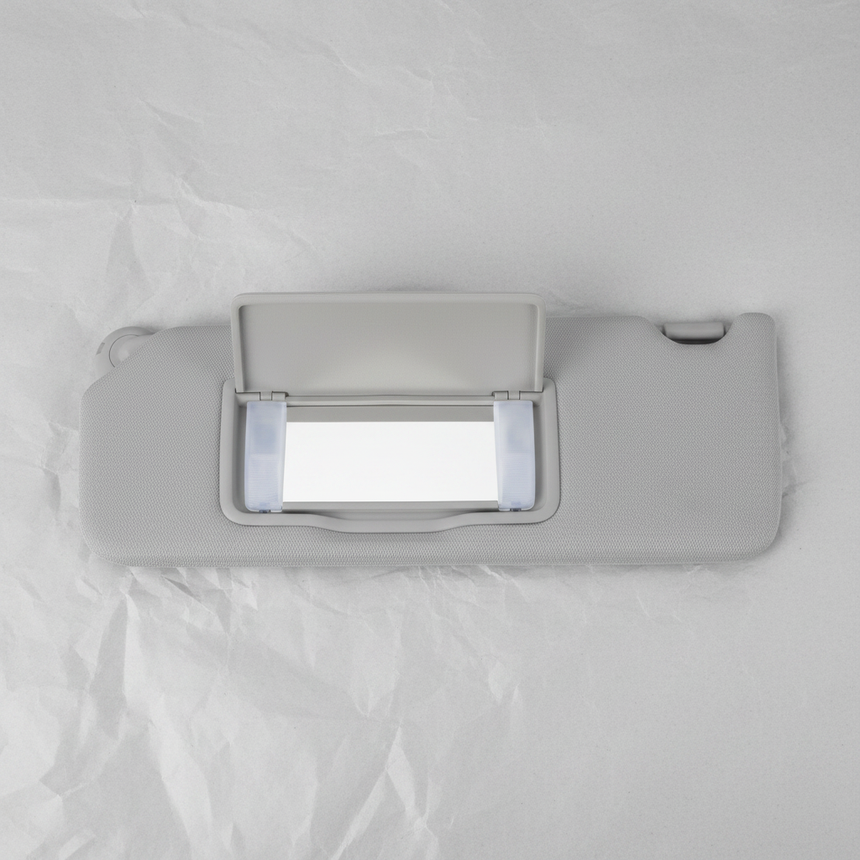 2013-2015 Honda Accord Sun Visor Driver Side Without Sunroof Gray OEM - Full View