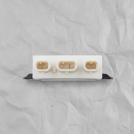 Full view on light grey wrinkled kraft paper background