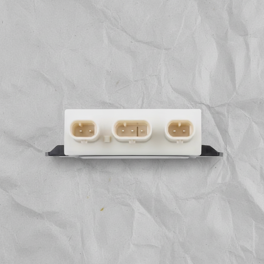 Full view on light grey wrinkled kraft paper background