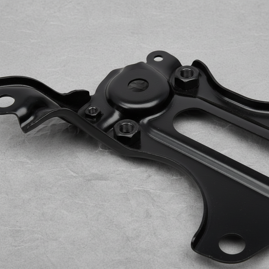 Macro Crop Middle - Upper Engine Mounting Base Bracket