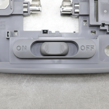 2008-2015 Honda Civic Pilot Odyssey Inner Dome Light Base Atlas Gray OEM - Middle Detail