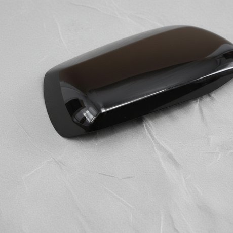 2012-2016 CR-V or 2016-2022 HR-V OEM Pass Side Mirror Cover Crystal Black - Bottom Detail