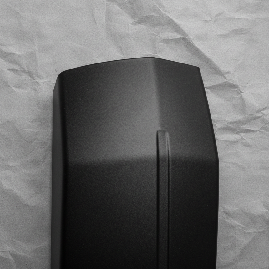 2021-25 Ford F-150 Super Duty Crew Cab Passenger Unpainted OEM Lower Molding - Middle Detail
