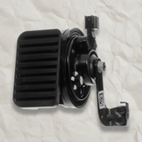 2018-2026 Jeep Wrangler Gladiator High Note Horn and Bracket OEM on grey wrinkled kraft paper background