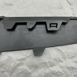 Close-up alternate angle of Kia OEM Rear Driver Side Bumper Insert Glossy Black