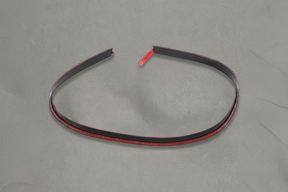 2011-2015 Ford Explorer Lift Gate Spoiler Weatherstrip - 30 degree rotation on kraft paper