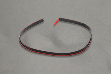 2011-2015 Ford Explorer Lift Gate Spoiler Weatherstrip - 30 degree rotation on kraft paper