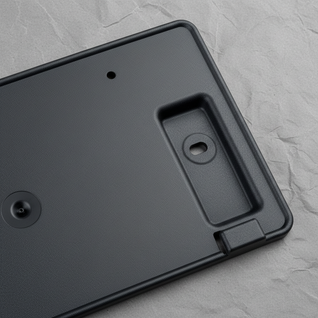 2024 Ranger Front License Plate Bracket - Left Detail