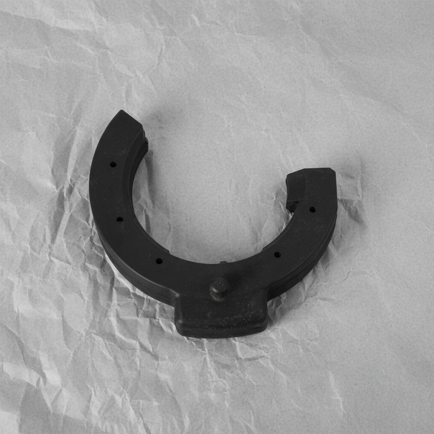 Full View - Coil Spring Insulator on Grey Kraft Paper