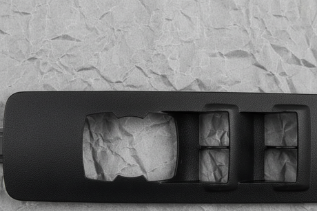 Front Driver Power Window Switch Housing - Top Section Detail