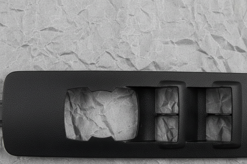 Front Driver Power Window Switch Housing - Top Section Detail