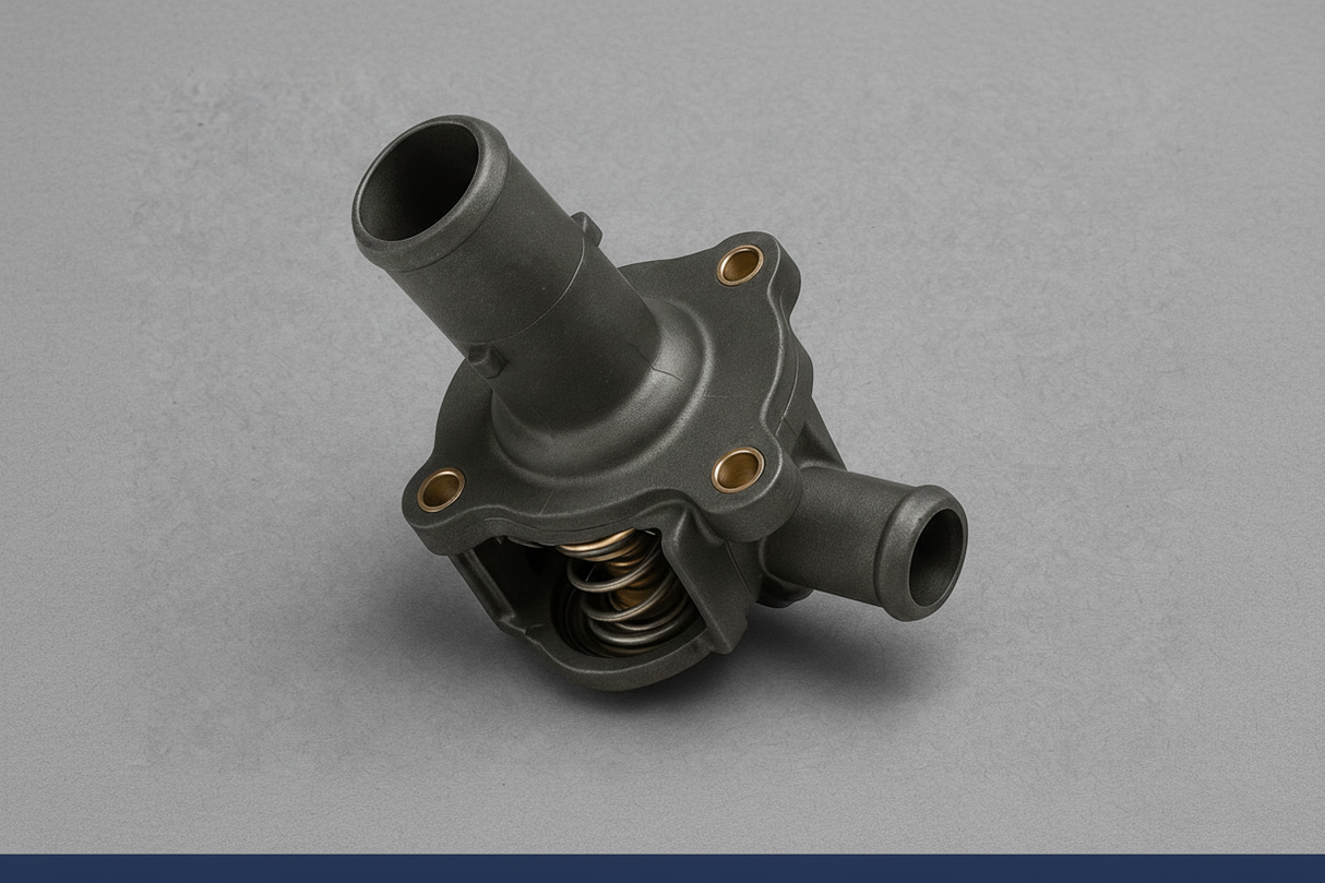 2019-2026 Chrysler Pacifica Engine Thermostat Housing - rotated view