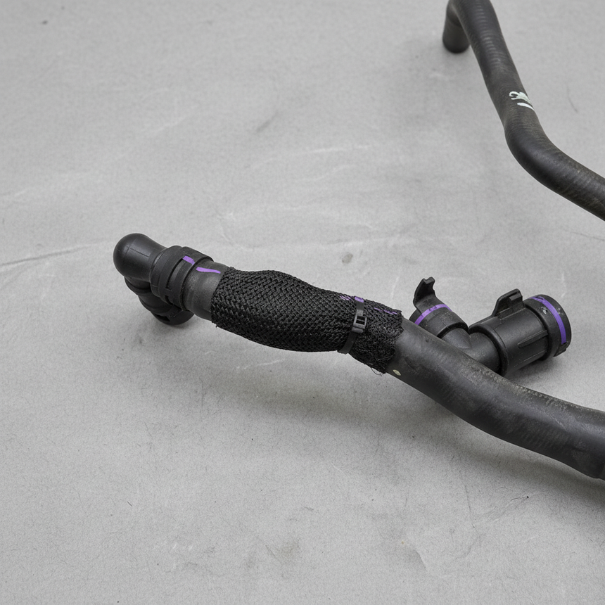 2014-2020 Ford Fusion 1.5L Engine Coolant Outlet Hose OEM - Top Detail