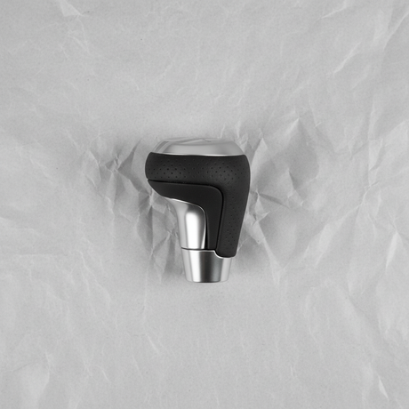 Genuine GM OEM Light Gray Automatic Transmission Shift Lever Knob - Middle Detail