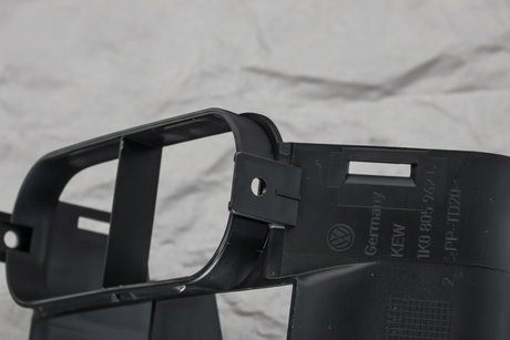 Black Air Intake Inlet Connector - Top Section Detail