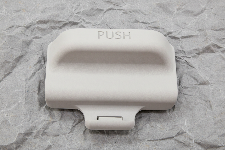 Ash Gray Sunroof Handle - Top Section Detail