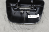 Driver Side Rear Seat Back Panel Cap 60% Ebony - Bottom Detail Angle 2