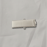 Full view of filter cover angle 2 on light grey wrinkled kraft paper