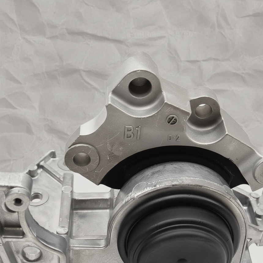 Nissan Rogue Driver Side Transmission Mount OEM - Macro Top