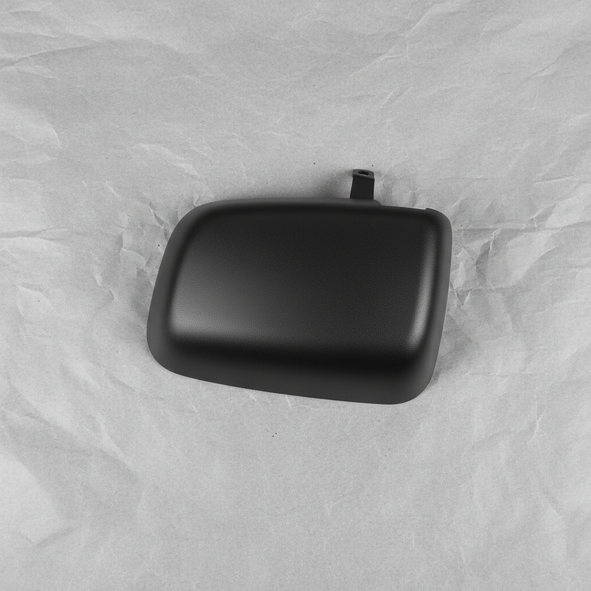 OEM Passenger Side Outside Mirror Front Cover With Extended Mirrors - Full View 1