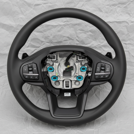 2020-2021 Ford Explorer Steering Wheel Genuine OEM - Macro Detail