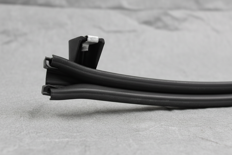 Passenger Side Rear Window Channel Retainer - Bottom Detail Angle 2