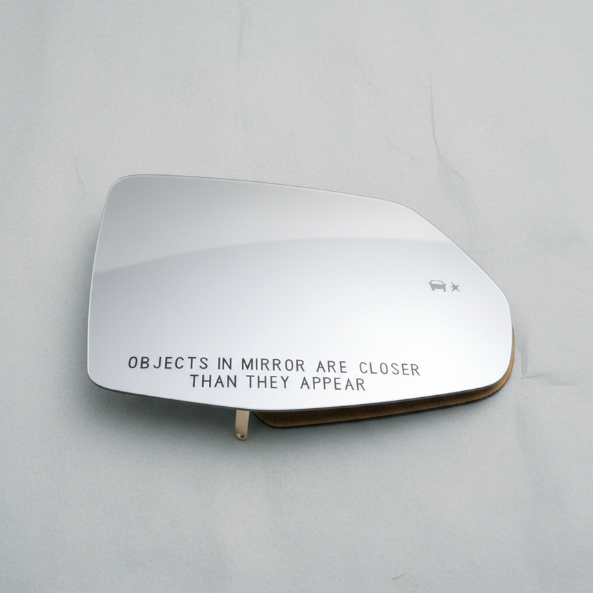 2019-2026 Chevrolet Blazer Passenger Side Mirror Glass Auto Dimming OEM - Middle Macro Crop