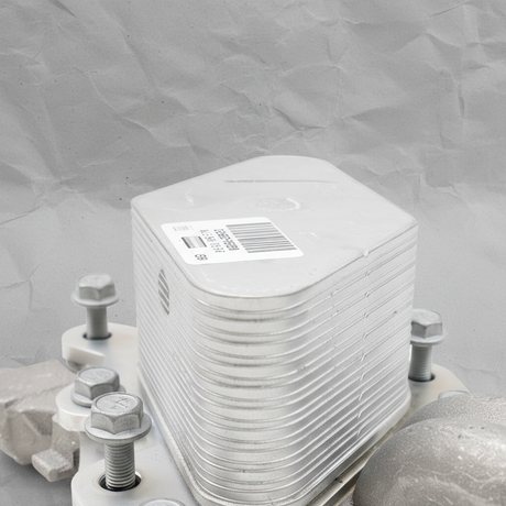 Camaro Cadillac CTS 6.2L Engine Oil Cooler - Top Detail 2