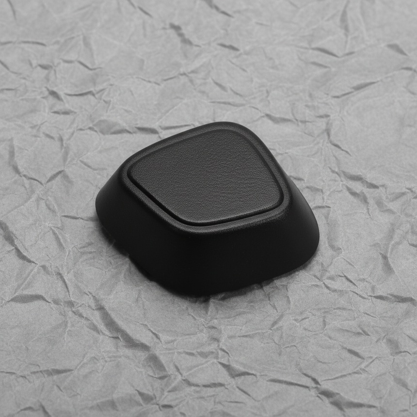 Macro Crop Top - Jet Black Lumbar Actuator Knob