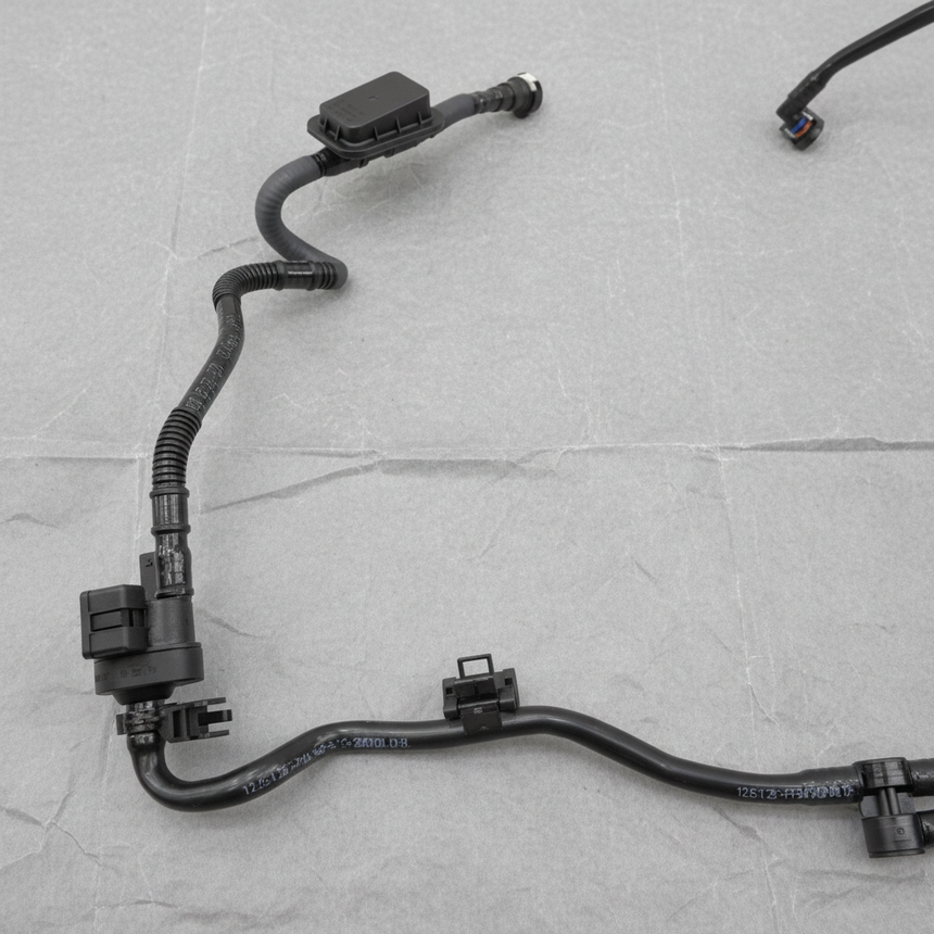 Volkswagen Jetta OEM 1.4L Vacuum Hose with Purge Valve - Bottom Detail