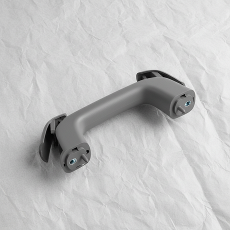 2012-16 Nissan Frontier Xterra OEM Driver Side Front Interior Grab Bar Graphite Full View