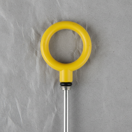 Engine Oil Level Dipstick - Top Detail