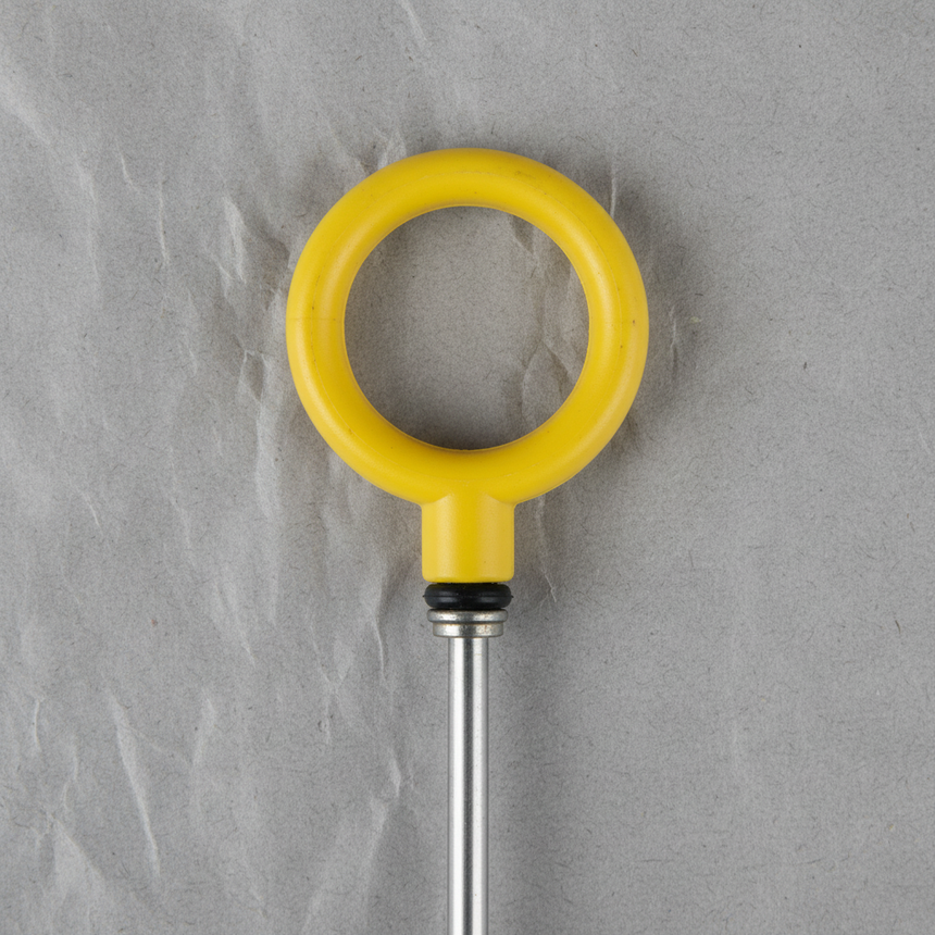 Engine Oil Level Dipstick - Top Detail