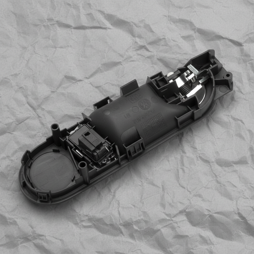 2012-2019 VW Beetle OEM Passenger Side Interior Door Handle Without Chrome Package
