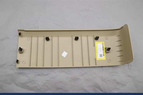 2015-2017 Ford Expedition Navigator Seat Track Cover - Side view on gray kraft paper