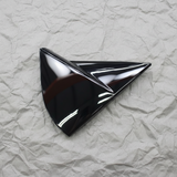 2021-2025 Nissan Rogue OEM Front Passenger Door Outer Corner Cover Super Black - Full View 1