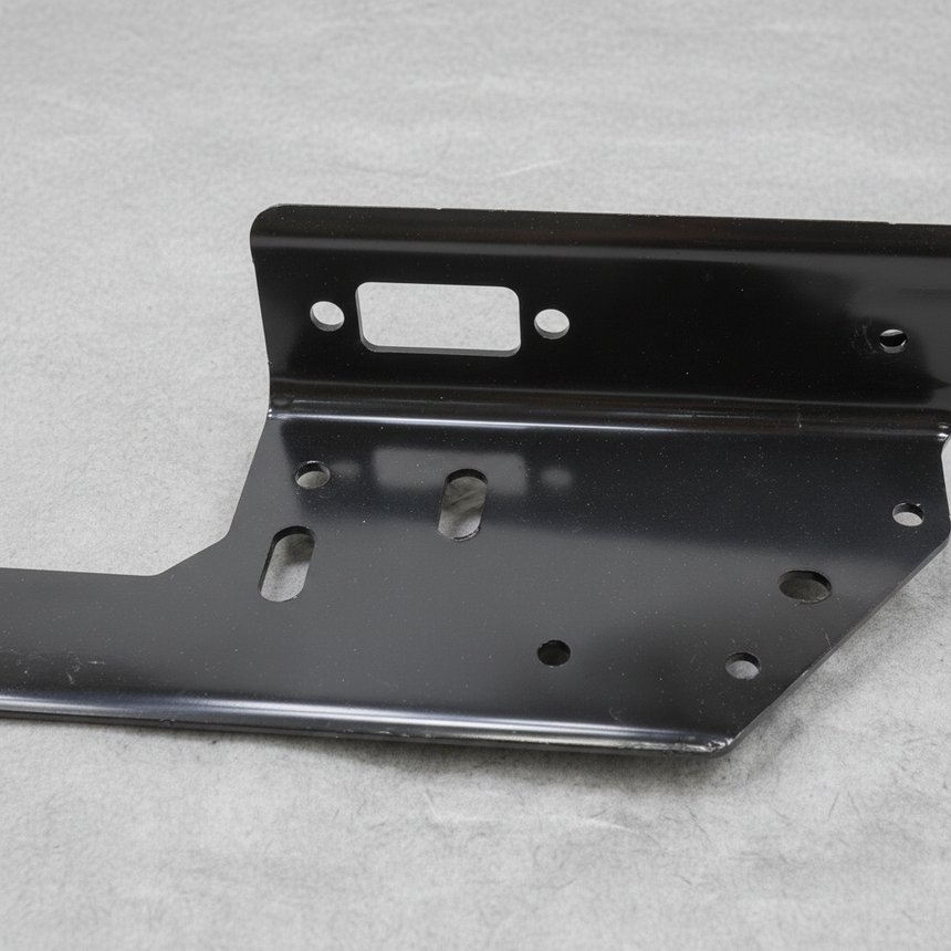 Ford Super Duty OEM Passenger Side Rear Bumper Bracket - Middle Detail