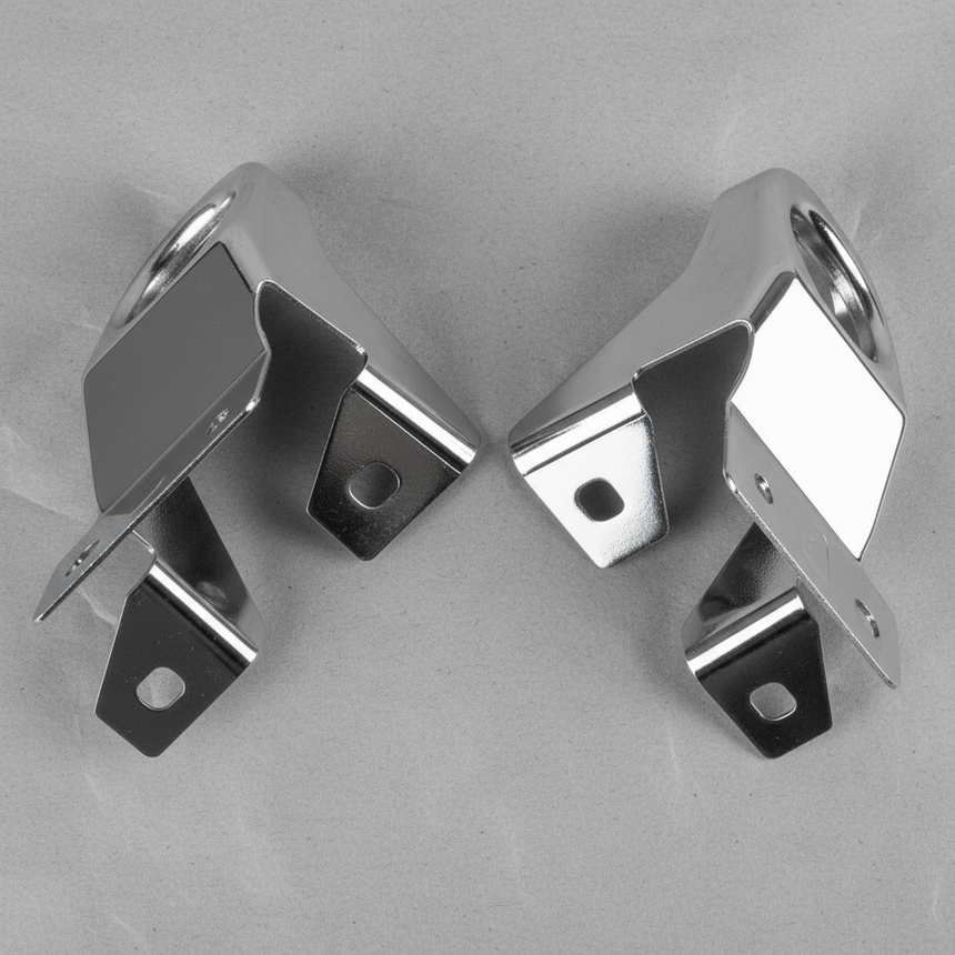Jeep Cherokee Radiator Support Brackets - Middle Detail