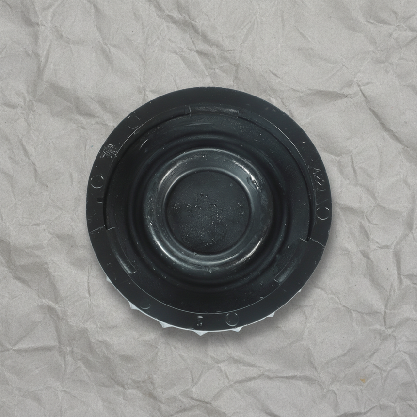 2007-2025 Nissan Frontier Xterra Sentra Maxima Pathfinder Brake Reservoir Cap OEM - Full View Angle 2