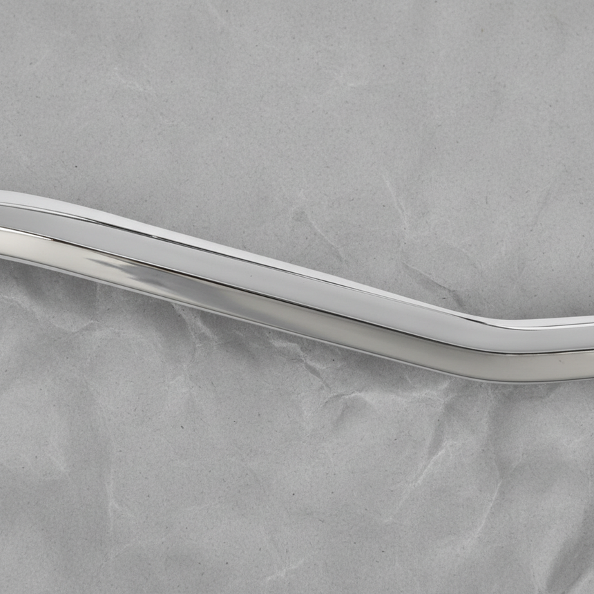 Lincoln Navigator Driver Side Front Bumper Outer Chrome Strip OEM - Top Detail